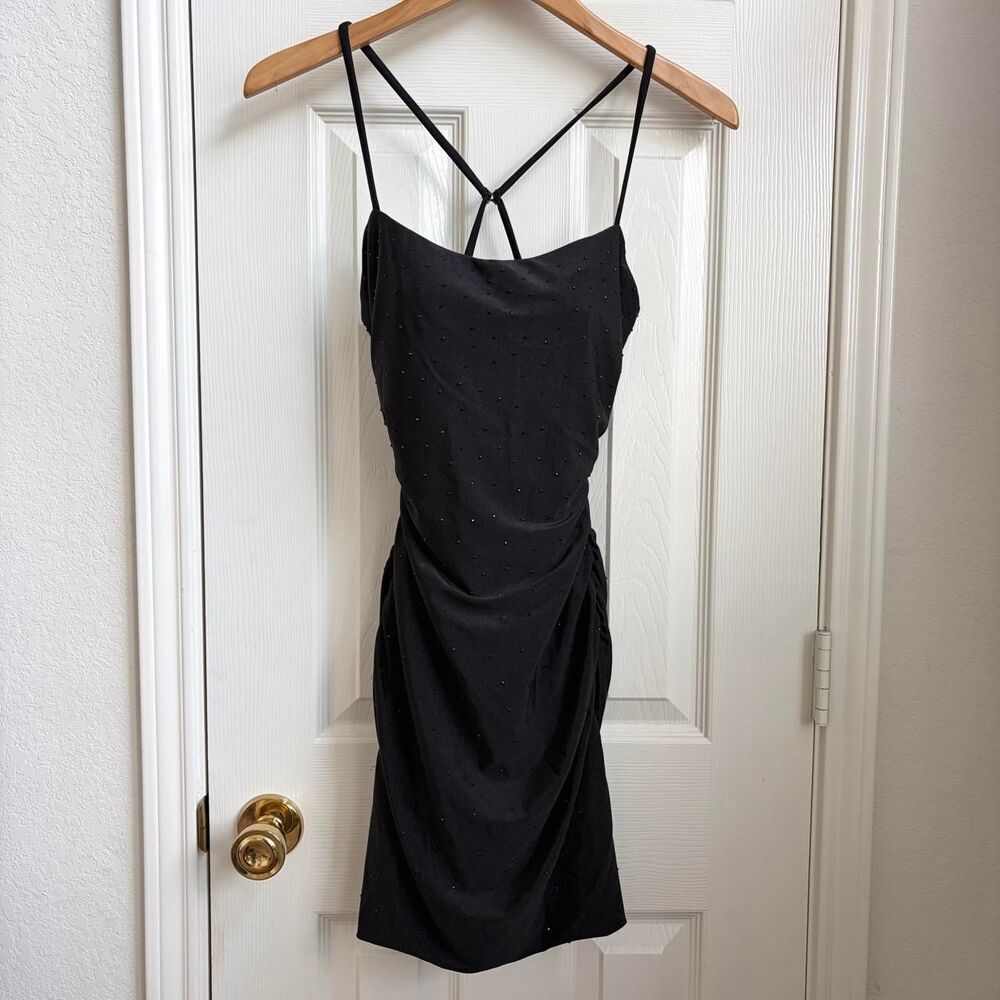 La-femme Women's Black Dress